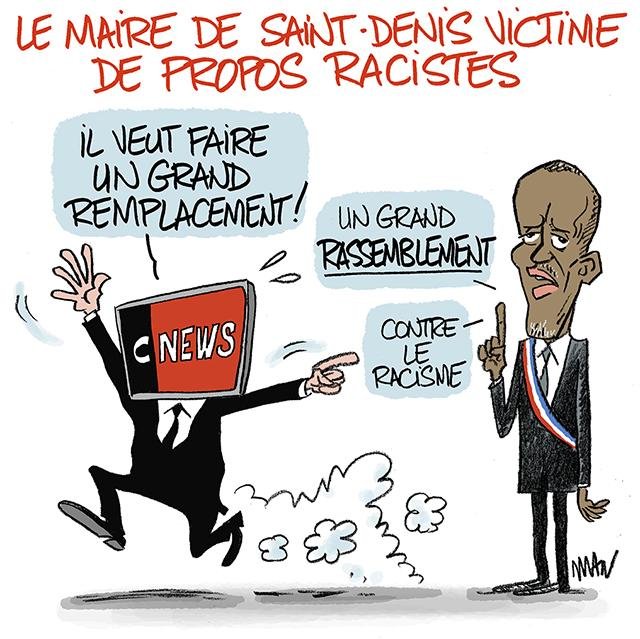 Dessin de presse : CNews presse : CNews