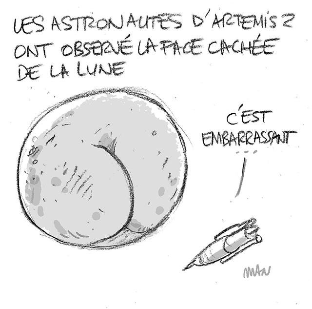 Dessin de presse : Face cachée presse : Face cachée
