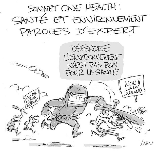 Dessin de presse : One Health presse : One Health
