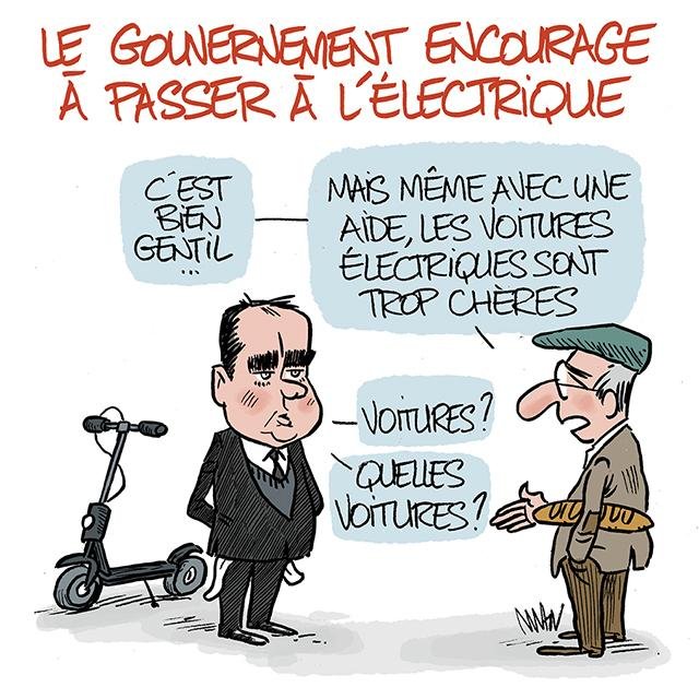 Dessin de presse : Electrique presse : Electrique