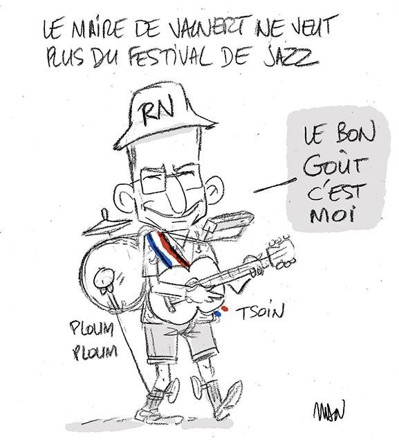 Dessin de presse : Vauvert presse : Vauvert