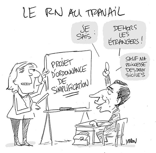 Dessin de presse : Simplification RN presse : Simplification RN