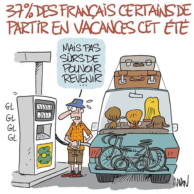 Dessin de presse : Partir revenir presse : Partir revenir