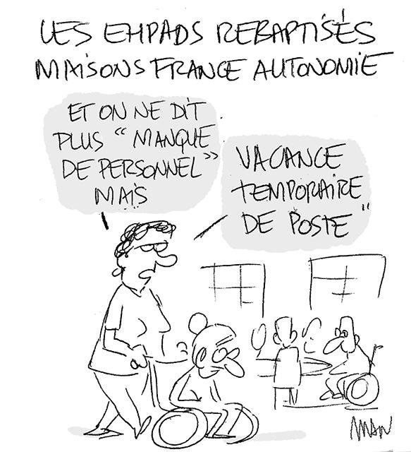Dessin de presse : France Autonomie presse : France Autonomie