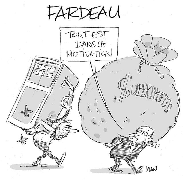 Dessin de presse : Superprofits presse : Superprofits