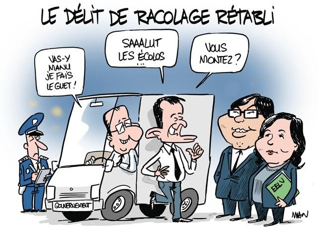 Dessin de presse : Racolage presse : Racolage