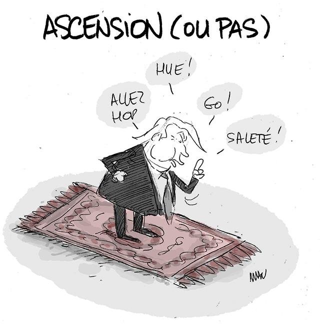 Dessin de presse : Ascension presse : Ascension