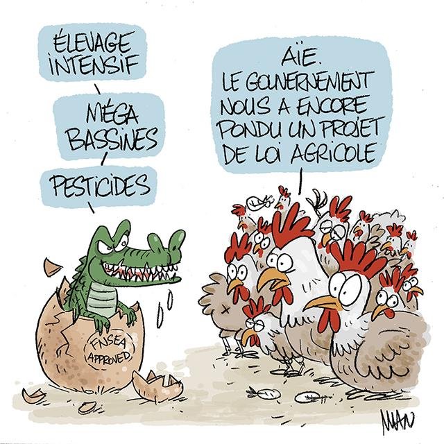 Dessin de presse : Urgence agricole presse : Urgence agricole