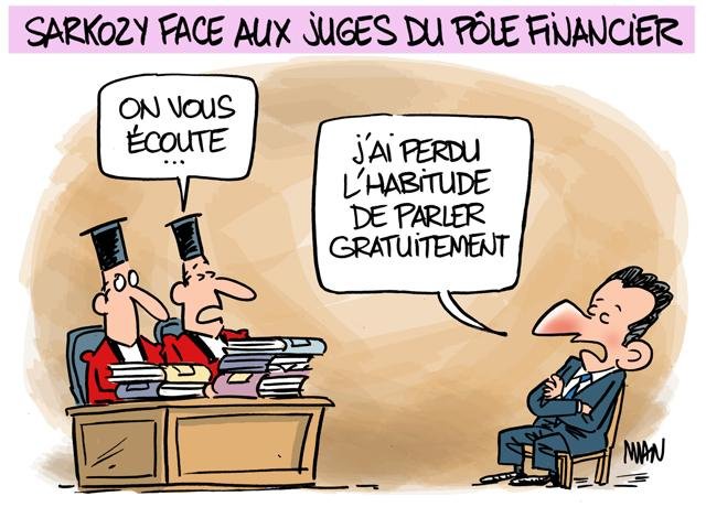 Dessin de presse : Pôle financier presse : Pôle financier