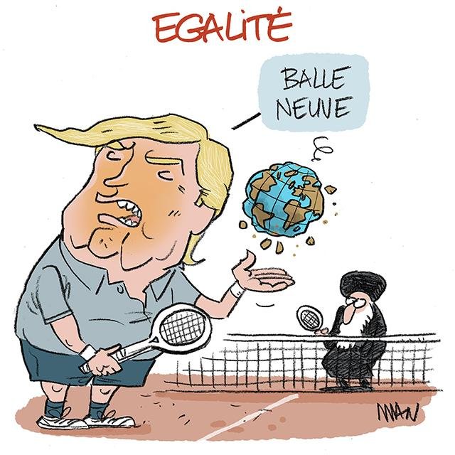 Dessin de presse : Balle neuve presse : Balle neuve