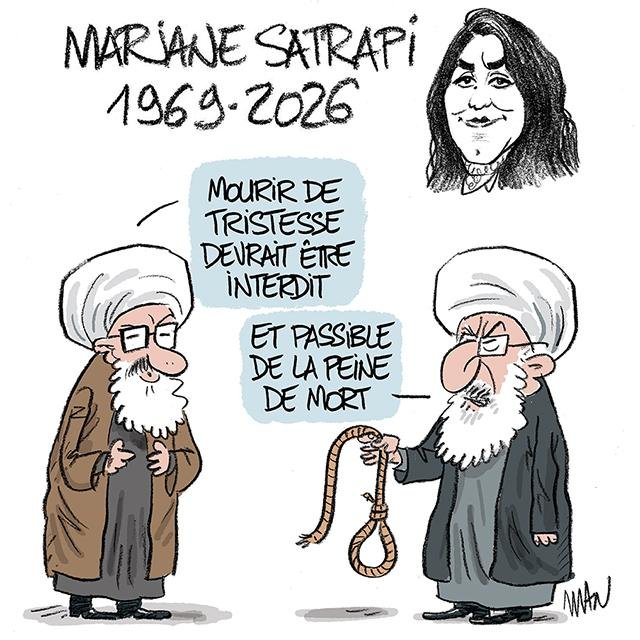 Dessin de presse : Satrapi presse : Satrapi