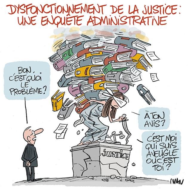 Dessin de presse : Pauvre Justice presse : Pauvre Justice