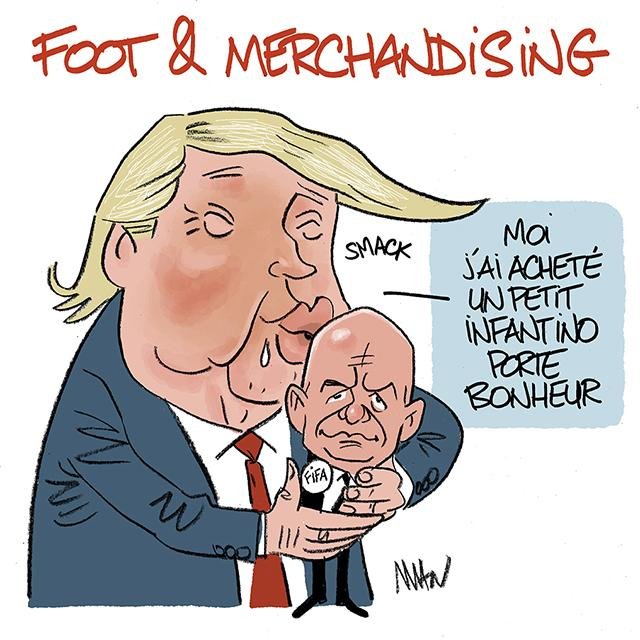 Dessin de presse : Infantino presse : Infantino
