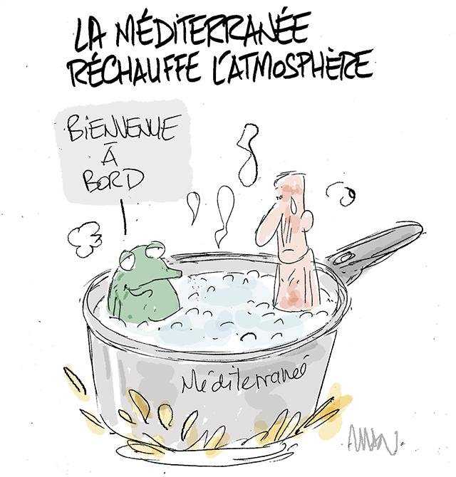 Dessin de presse : Chaud presse : Chaud