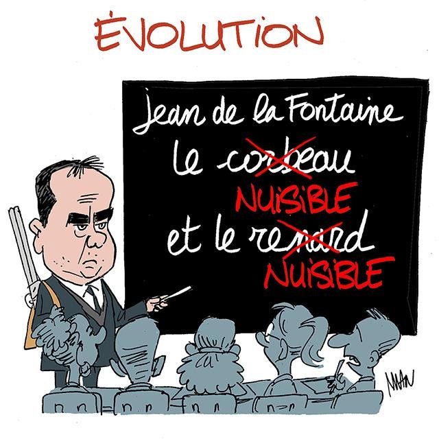 Dessin de presse : La fables des nuisibles presse : La fables des nuisibles