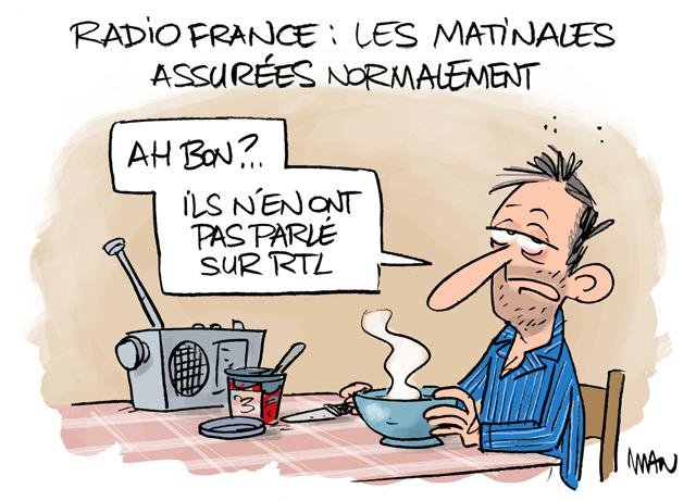 Dessin de presse : Matinale presse : Matinale