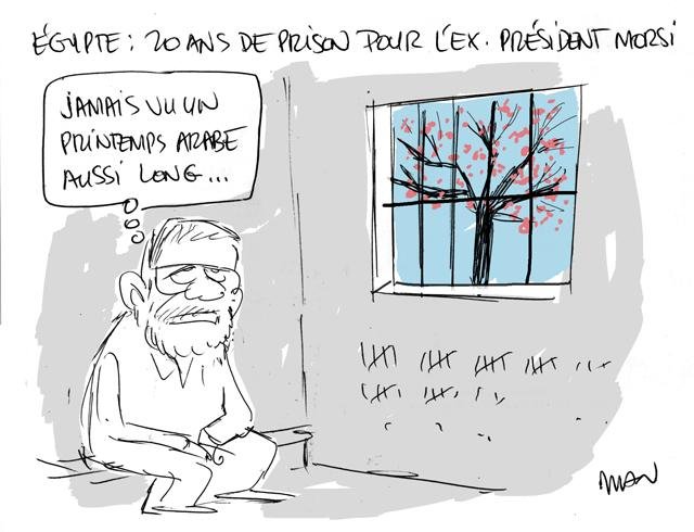 Dessin de presse : Morsi l'œil presse : Morsi l'œil