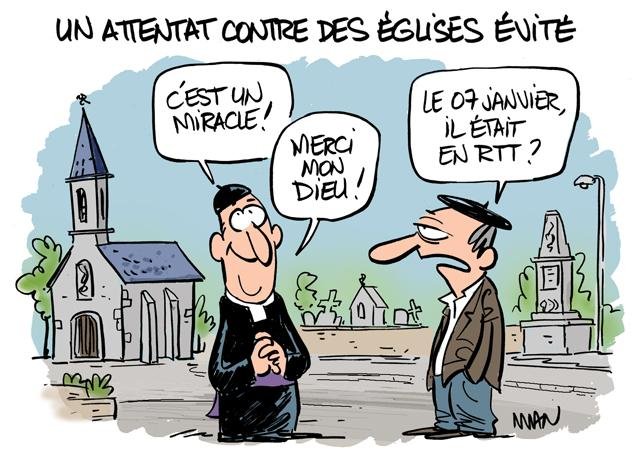 Dessin de presse : Miracle presse : Miracle