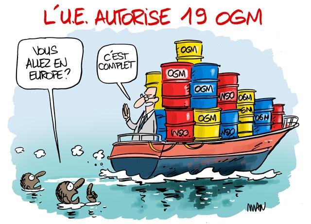Dessin de presse : UEOGM presse : UEOGM