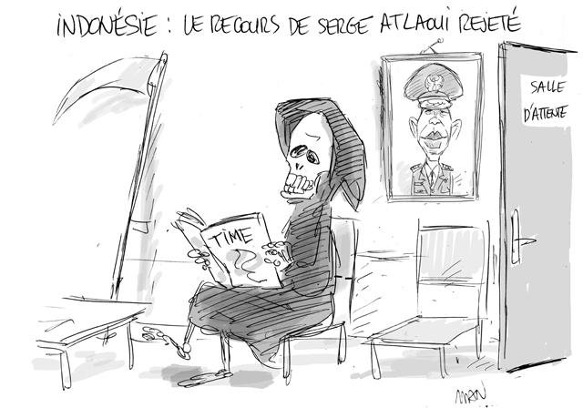 Dessin de presse : Attente presse : Attente