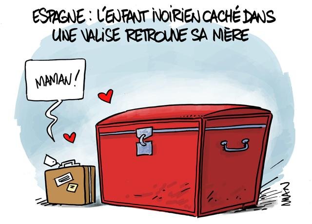 Dessin de presse : Valise presse : Valise