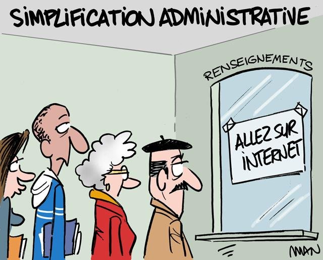 Dessin de presse : Simplification presse : Simplification