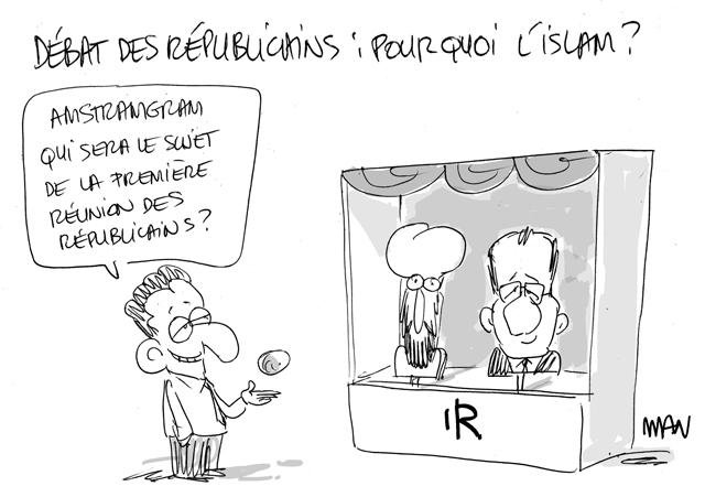 Dessin de presse : Débat presse : Débat