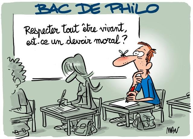 Dessin de presse : Bacdephilo3 presse : Bacdephilo3