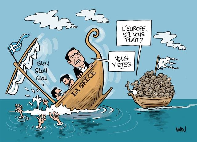 Dessin de presse : Euroglouglou presse : Euroglouglou