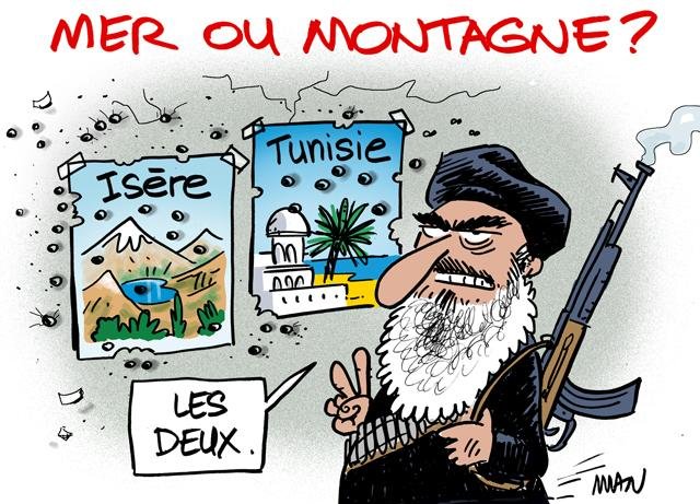 Dessin de presse : Mer-Montagne presse : Mer-Montagne