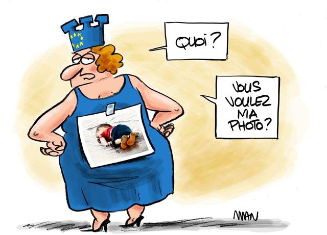 Dessin de presse : Aylan Kurdi presse : Aylan Kurdi