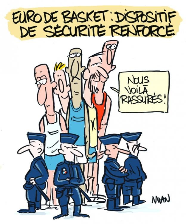 Dessin de presse : Eurobasket presse : Eurobasket