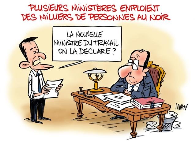 Dessin de presse : Au noir presse : Au noir