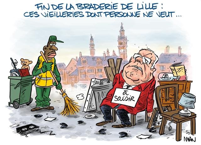 Dessin de presse : Braderie presse : Braderie