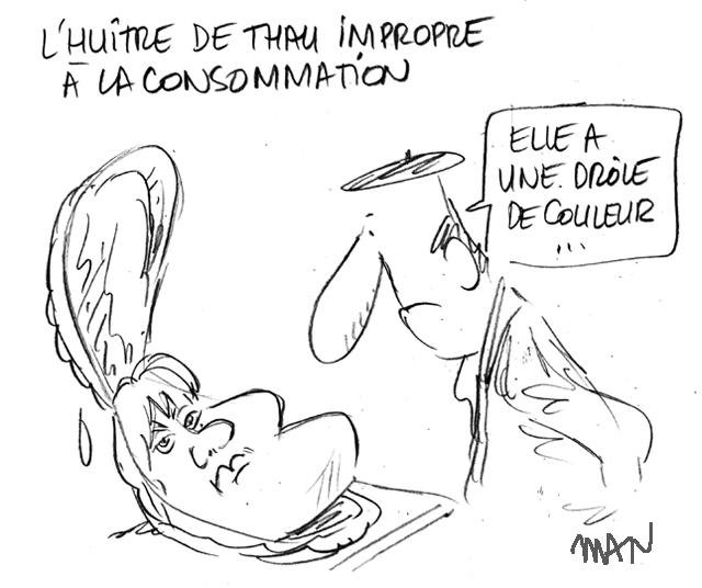Dessin de presse : Huître presse : Huître