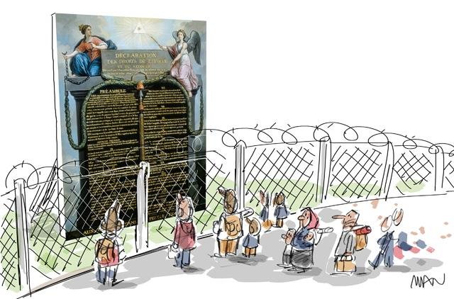 Dessin de presse : Droits presse : Droits