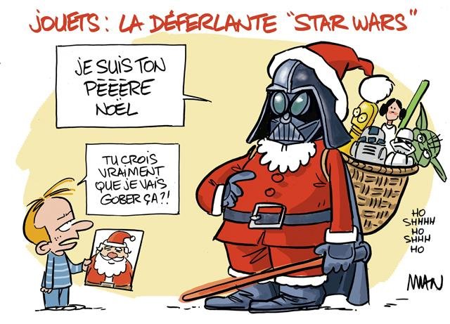 Dessin de presse : Starwars presse : Starwars