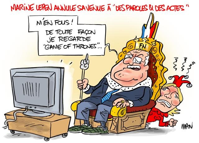 Dessin de presse : Throne presse : Throne