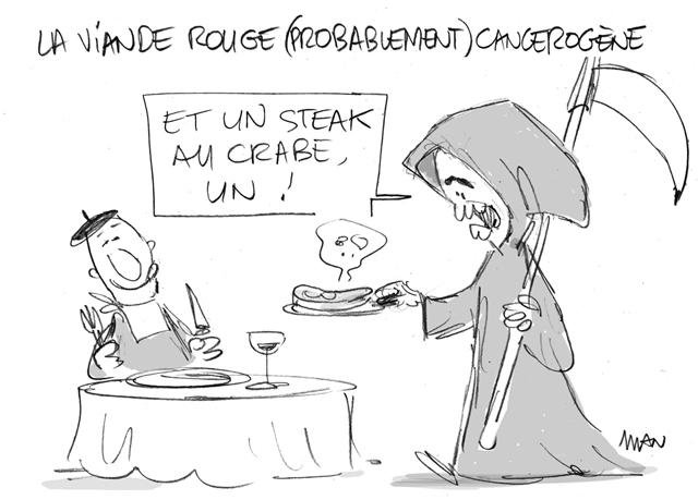 Dessin de presse : Steak-ce que c'est? presse : Steak-ce que c'est?