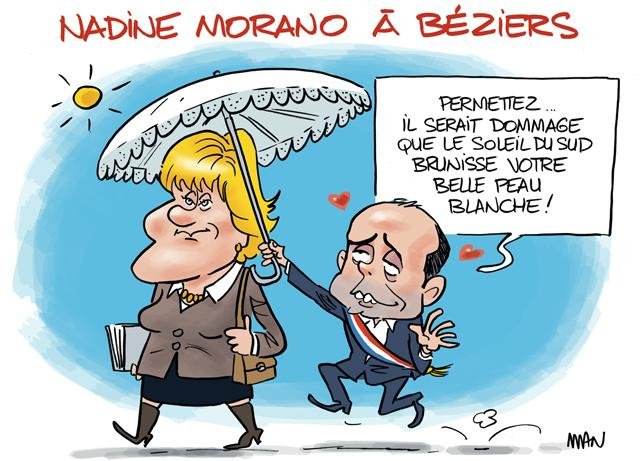 Dessin de presse : Blanche presse : Blanche