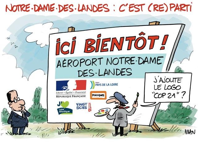 Dessin de presse : Landes le retour presse : Landes le retour