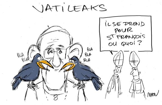 Dessin de presse : Vatileaks presse : Vatileaks