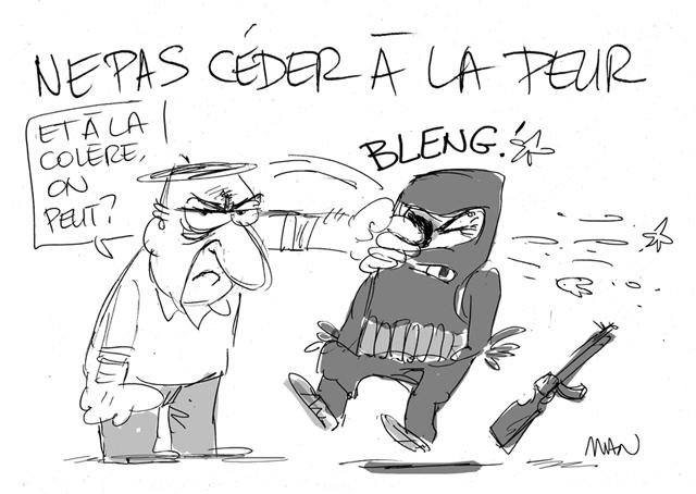 Dessin de presse : Terrorisme3 presse : Terrorisme3