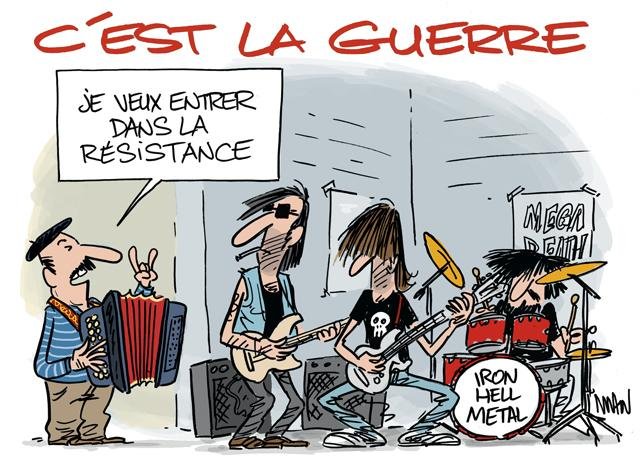 Dessin de presse : Résistance presse : Résistance