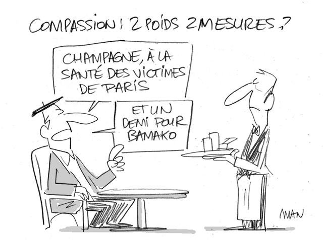 Dessin de presse : Compassion presse : Compassion
