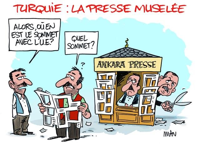 Dessin de presse : Ankara d'urgence presse : Ankara d'urgence