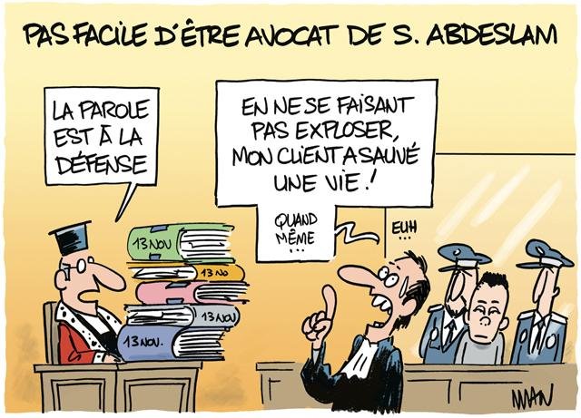 Dessin de presse : Abdeslam2 presse : Abdeslam2