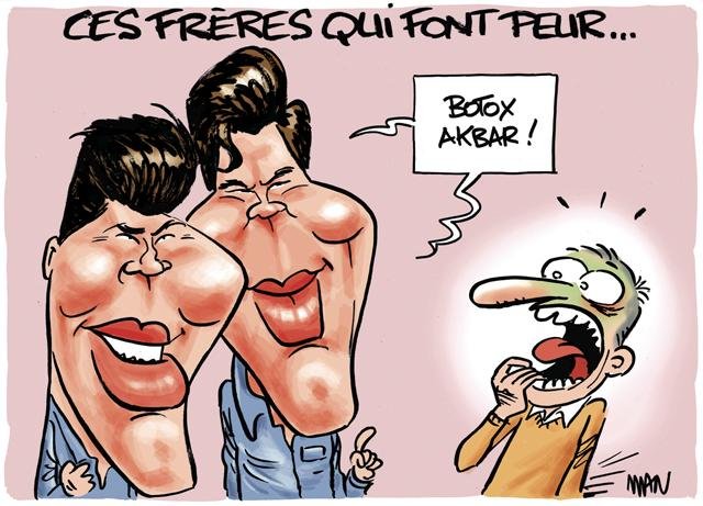 Dessin de presse : Frangins presse : Frangins