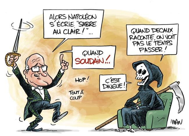 Dessin de presse : Decaux presse : Decaux