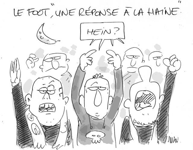 Dessin de presse : Haine presse : Haine